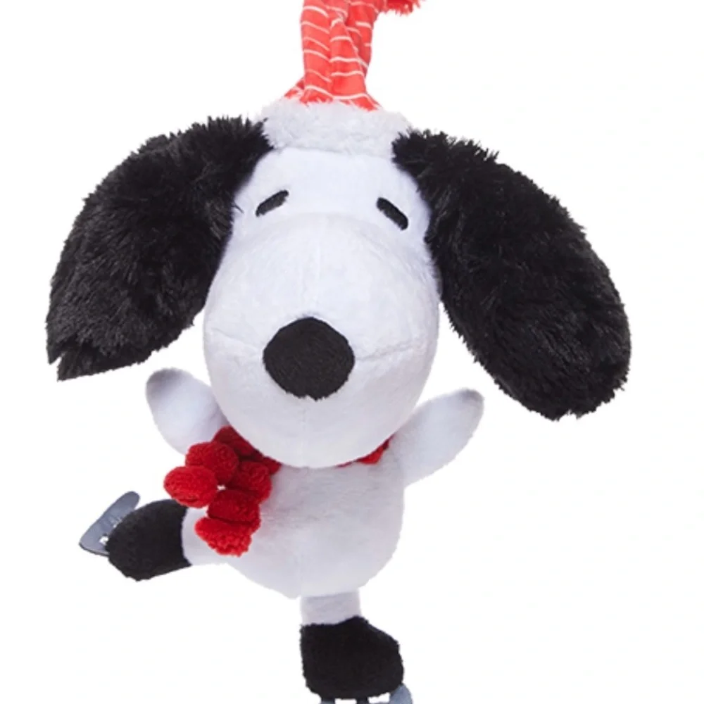 FREE w bundle of 2+ Snoopy Dog Toy Plush Peanuts Red Hat Rope NWOT